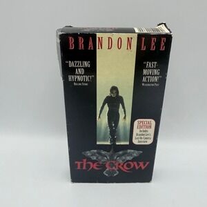 The Crow VHS Special Edition Brandon Lee 1993 Miramax CFP Video 11669 Tested